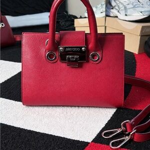 Jimmy Choo Scarlet Satchel